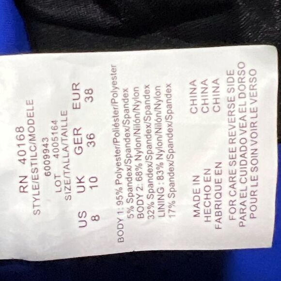 Magicsuit Theresa Blue One Piece Swim Romper Size 8 - Picture 6 of 11